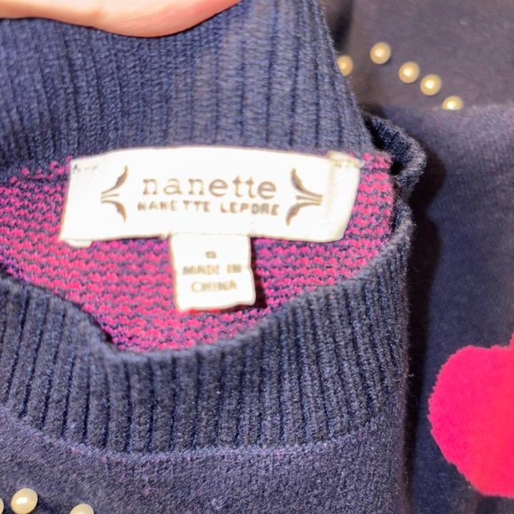 Nanette Lepore Sweater with Heart Accents - Picture 6 of 9